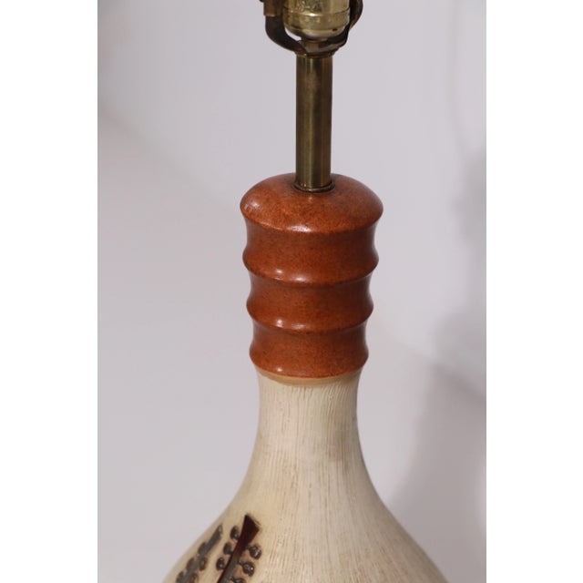 Mid Century Music Theme Table Lamp by Fourtune Lamp 1960 For Sale In New York - Image 6 of 13