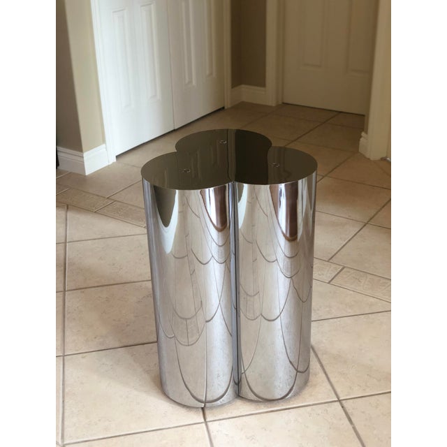 1960s Vintage Curtis Jere Sculptural Chrome Trefoil ...