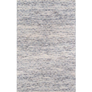 Erin Gates by Momeni Dartmouth Bartlett Blue Hand Made Wool Area Rug 9' X 12' For Sale