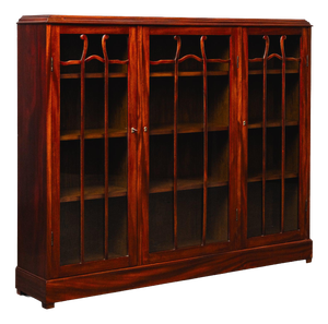 Art Nouveau Bookcase in Mahogany