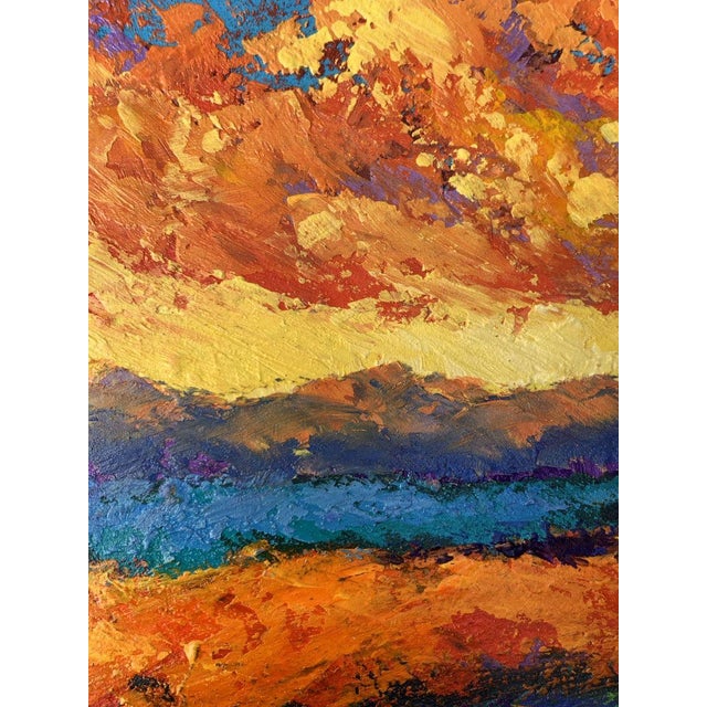 Oil Painting Windy Evening v. Zadorozhnya For Sale - Image 4 of 12