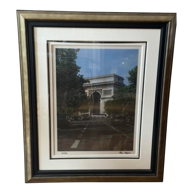 “Springtime in Paris”, Contemporary Framed Lenticular Photograph Art Ron Agam, Signed For Sale