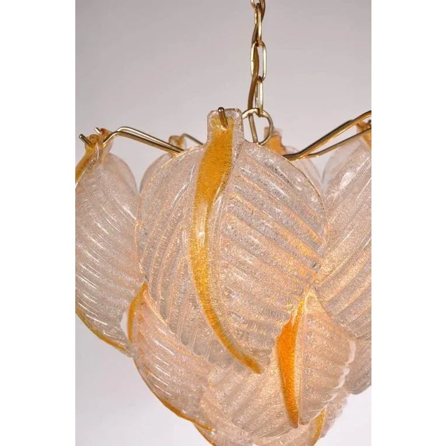 AVMazzega Italian Murano Glass Pendant Lamp from Mazzega, 1960s For Sale - Image 4 of 9