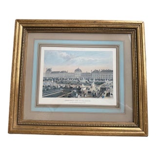 Chateau Des Tuileries View Original Print For Sale