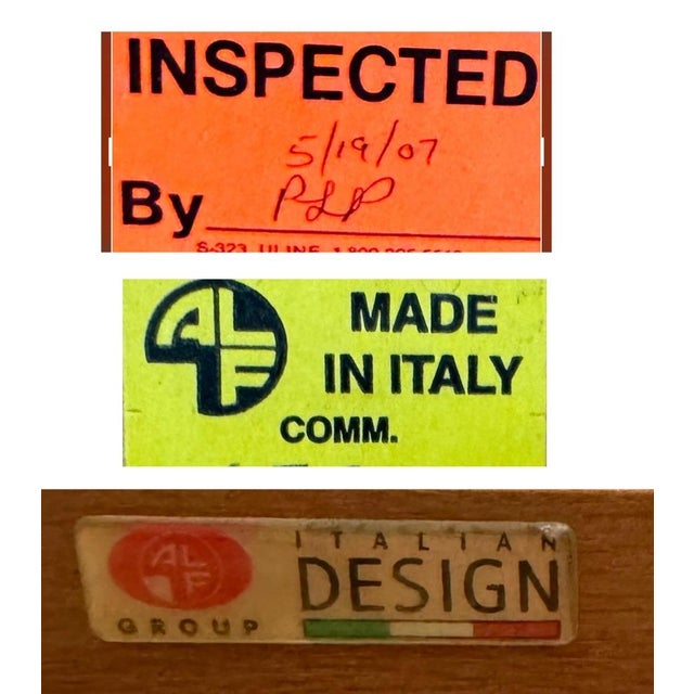 Alf Italia Sedona Collection Two-Drawer Nightstands, Cherrywood Veneer For Sale - Image 9 of 9