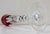 1980s Faberge Xenia Ruby Red Crystal Champagne Flutes - Set of Two With Presentation Box For Sale - Image 9 of 11