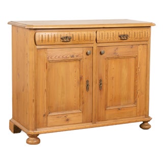 19th Century Danish Pine Sideboard For Sale