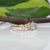 Metal Paraiba Tourmaline Ring With Natural Diamond Accents in Solid 14k Gold, 5x3mm, Size 6.75 For Sale - Image 7 of 9