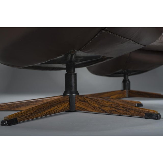 Set of Scandinavian Swivel Armchairs by H.W. Klein for Bramin, 1960s For Sale - Image 10 of 18