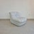 Vintage Italian Lounge Chair in Off-White Upholstery, 1970s For Sale - Image 12 of 12