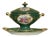 Porcelain Tureen and Display Stand from Limoges, Set of 2 For Sale