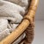 1960s French Tan Bamboo Upholstered Bowl Chair For Sale - Image 14 of 15