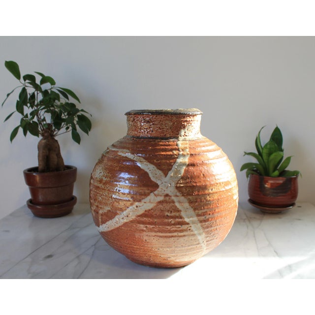 1990s Vintage Studio Pottery Vase or Vessel For Sale - Image 5 of 11