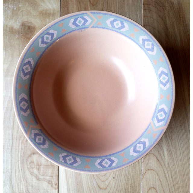 Vintage Southwest Stoneware Cereal Bowls - Set of 8 by Treasure Craft For Sale In Los Angeles - Image 6 of 9