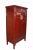 Chinese Early 20th Century Red Lacquer Noodle Cabinet For Sale - Image 3 of 7