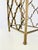 Gold Vintage Hollywood Regency Gold Metal Quatrefoil Wine Rack For Sale - Image 8 of 11