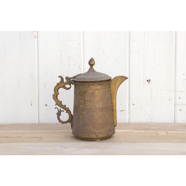 Antique English Brass Kettle For Sale - Image 9 of 9