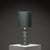 This large glass table lamp by Hsin-Lun Ling for Holmegaard is a striking example of late Scandinavian modern design....