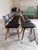 Mid Century Modern Bentwood and Leather Side Chair by Thonet For Sale - Image 12 of 14