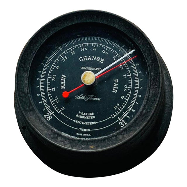 Vintage Nautical Barometer | Chairish