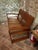 Wood Chestnut & Vienna Straw Living Room Set, Set of 3 For Sale - Image 7 of 17