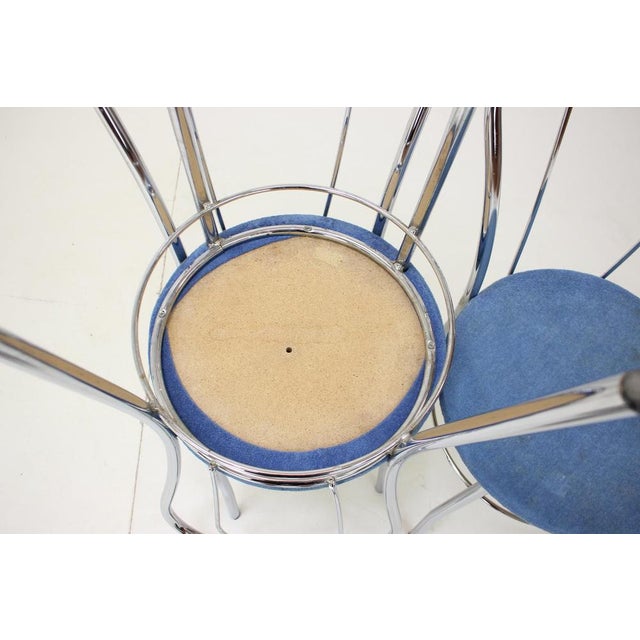 Chrome Dining Chairs, Italy, 1980s, Set of 4 For Sale - Image 9 of 10