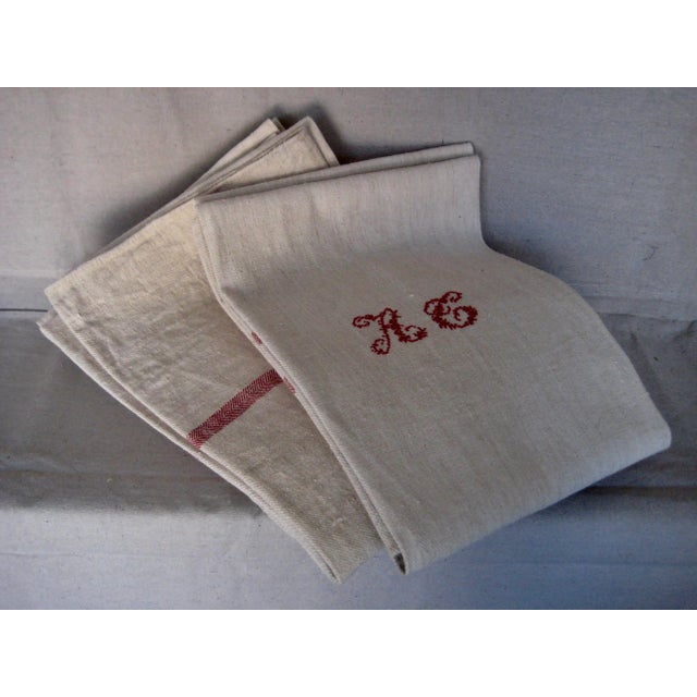 Linen Wine Tasting French Country Tablecloth For Sale - Image 10 of 10