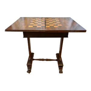 19th Century English Regency Game Table / Console Form