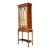Vintage Mahogany Glass Display Cabinet For Sale