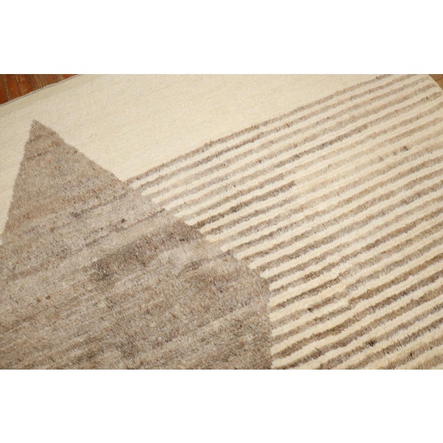 Zabihi Collection Large Contemporary Tulu Mohair Style Turkish Rug - 10'2" x 14'4" For Sale - Image 4 of 12