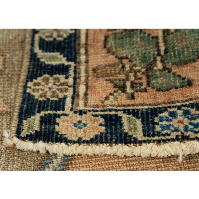 Turkish Mini Rug Oriental Hand Knotted Vintage Rug 1'4" x 2'6" #21145 For Sale In Houston - Image 6 of 8