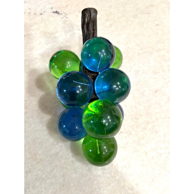 Mid-Century Modern Mid Century Modern Lucite Grape Cluster. For Sale - Image 3 of 4