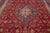1950s Red Vintage Isfahan Deigned Wool Rug Room Size For Sale - Image 9 of 10