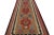 1950s 1950s Vintage Kurdish Kilim Rug in Red and Blue, Multicolor Geometric Patterns For Sale - Image 5 of 7