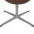 Brown Tall Swan Chair in Mokka Leather by Arne Jacobsen, 2007 For Sale - Image 8 of 14