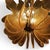 Wavy Golden Plate Ceiling Lamp For Sale - Image 5 of 7