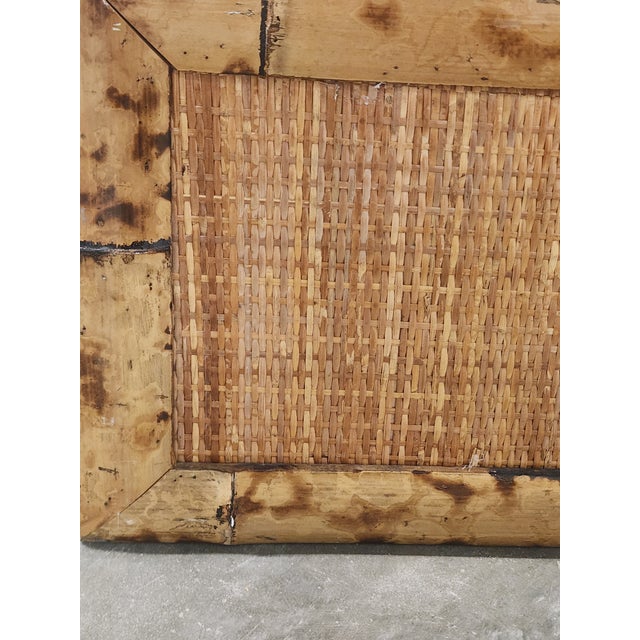 Mid Century Asian Bamboo & Rattan Trunk For Sale - Image 10 of 16