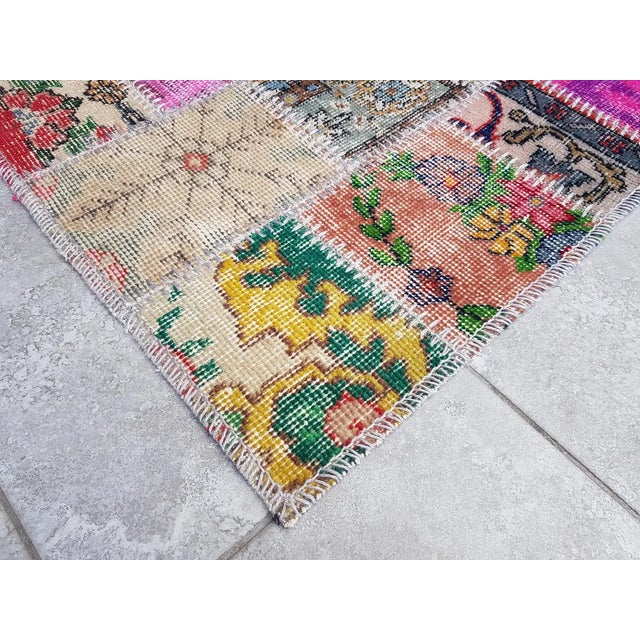 1960s Turkish Anatolian Decorative Runner For Sale - Image 9 of 10