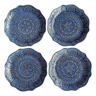 Vintage Baroque Baroque Ceramic Plate - Set of 4 For Sale