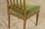 Antique French Louis XVI Style Giltwood Dining Chairs in Green Mohair, Set of 6 For Sale - Image 18 of 18