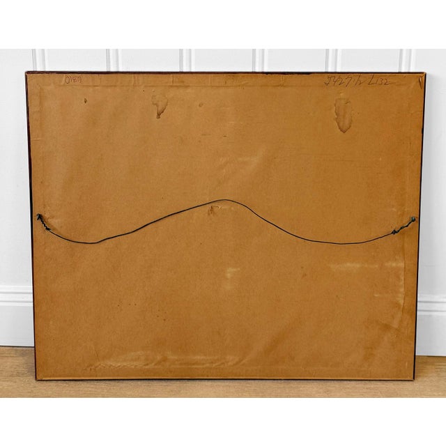 Antique English Fox Hunt Bachelor’s Hall Plate 1 Framed Art Lithograph For Sale - Image 4 of 9