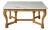 20th Century French Oak and Marble Farmhouse Table For Sale