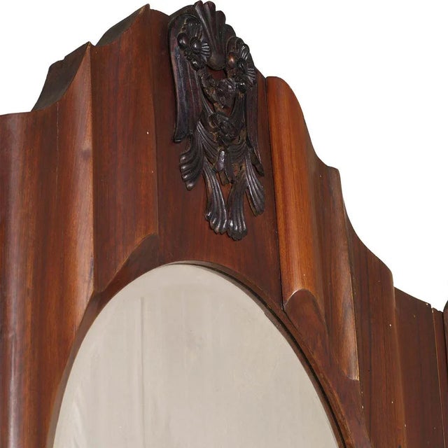 Large Antique Baroque Style Italian Hand Carved Walnut and Briar Cabinet from Testolini e Salviati For Sale - Image 6 of 7