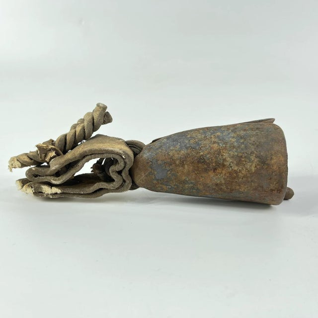 Metal Early 20th Century Metal Goat Bell Ghana MATTER COLLECTION For Sale - Image 7 of 8
