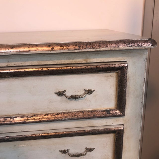 Vintage Italian 3 Drawer Nightstand For Sale - Image 4 of 13