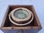 Mid 20th Century Brass Boat Compass in Varnished Wood Box For Sale - Image 5 of 9