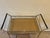 Metal Naya Polished Chrome Bar Cart With Smoke Acrylic Shelves For Sale - Image 7 of 18