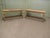 Antique Bleached Oak Benches, 1910, Set of 2 For Sale - Image 3 of 8