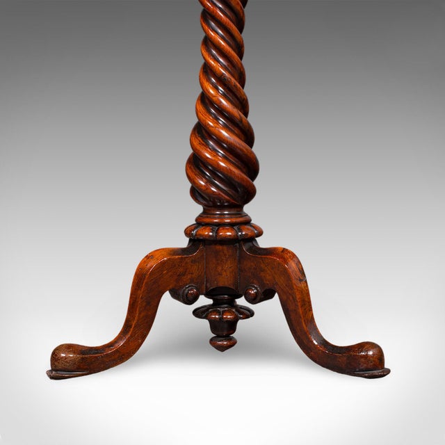 Antique Spirits Table, English, Burr Maple, Glasses Stand, Teapoy, William IV For Sale - Image 12 of 12