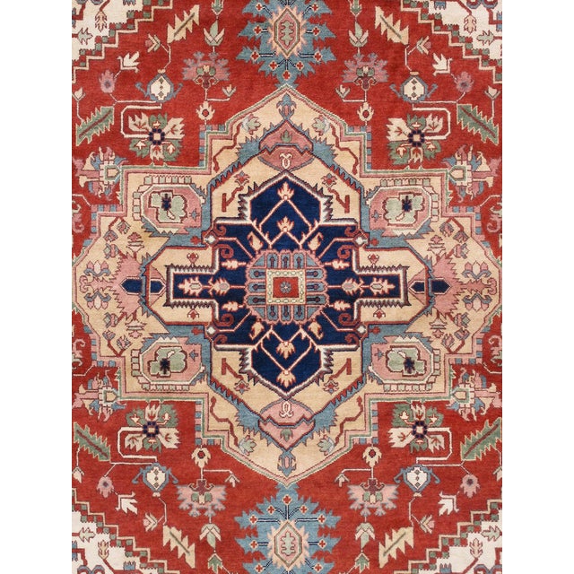 Pasargad Home Serapi collection is a collection of traditional and medallion rugs with updated colors and styling. These...